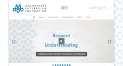 Desktop Screenshot of maimonides-foundation.org